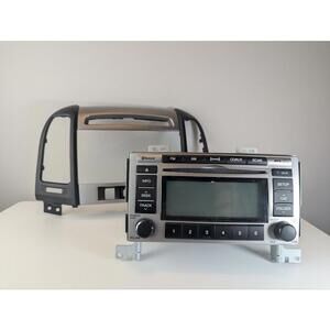 Hyundai OEM Radio CD Bluetooth XM MP3 Head Unit w/ Dash Bezel 96180-0W510X